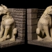 Game of Thrones Direwolf Bookends
