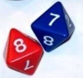 d8, dice, Octahedronal