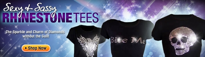 ladies rhinestone shirt
