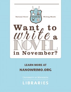 Nanowrimo, nano month, national novel writing month