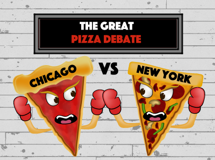 chicago pizza, new york pizza, chicago pizza vs new york pizza, best pizza, the great pizza debate