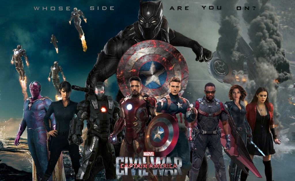 captain america civil war review, movie characters